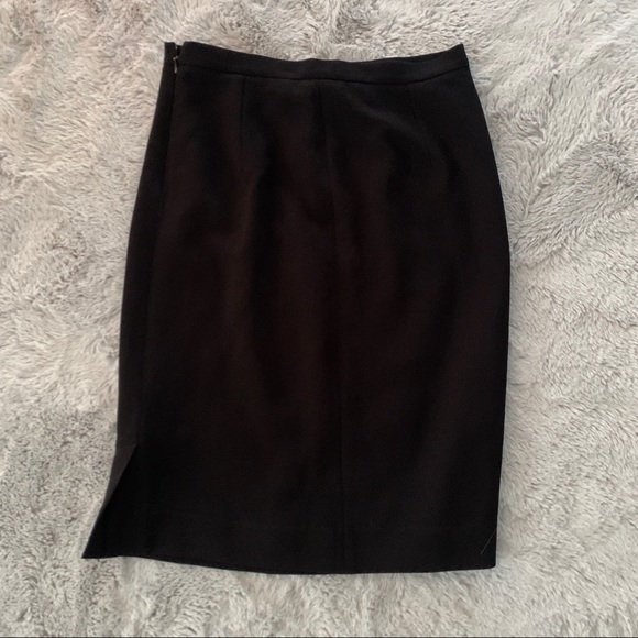 Bottega Veneta Black Midi Pencil Skirt - Picture 3 of 6